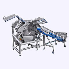 Die Bauweise des K1040H Trocknungssystems von KRONEN im Hygienic Design macht die Reinigung einfach. 