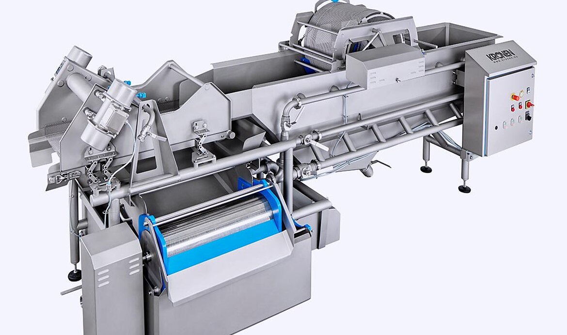 Le laveur HEWA 3800 de KRONEN est ultra flexible et s’adapte aux exigences individuelles grâce à une construction compacte