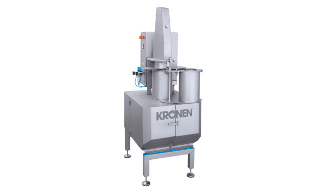 Gemüsespiralen-Schneidemaschine SPIRELLO 150 von KRONEN zum Schneiden von dekorativen Gemüsespiralen oder -streifen in höchster Qualität - vegane Spaghetti aus Karotten, Kartoffeln, Kürbis, Rettiche, Zucchini, Sellerie, Palmherzen oder andere feste Gemüse- und Obstsorten