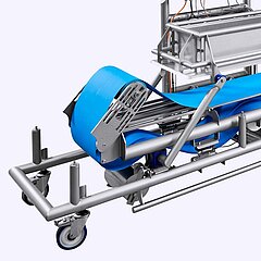 El sistema de pesaje de recetas del socio de KRONEN iWEIGH es fácil de limpiar.