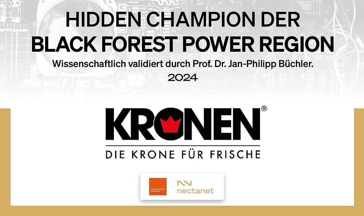 KRONEN GmbH is a “Hidden Champion” in the Black Forest Power Region