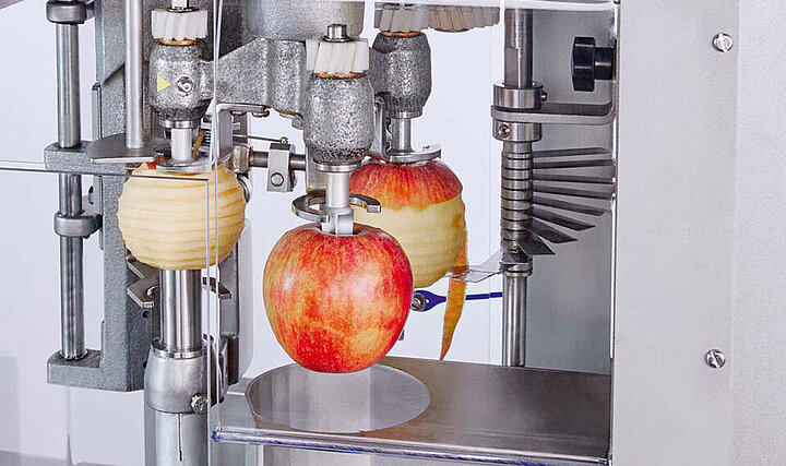 KRONEN Obstschälmaschinen: Obst schälen (u.a. Orangen Schälmaschine, Kiwi Schälmaschine)