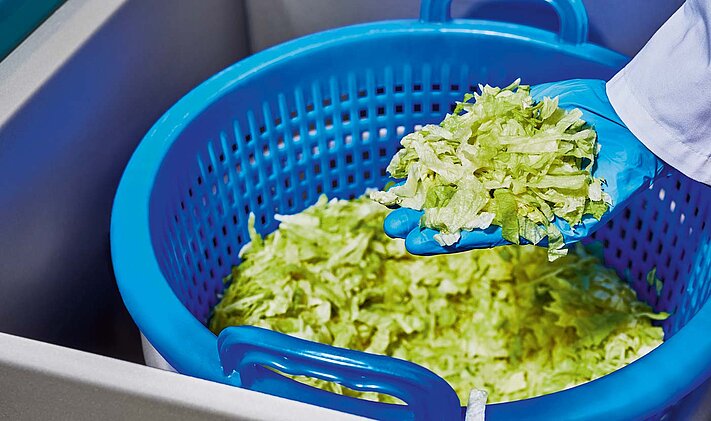Die KS Salat- und Gemüseschleudern sorgen für schonend geschleuderten Salat