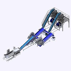 Configuration duo avec deux essoreuses K850 KRONEN montées en parallèle