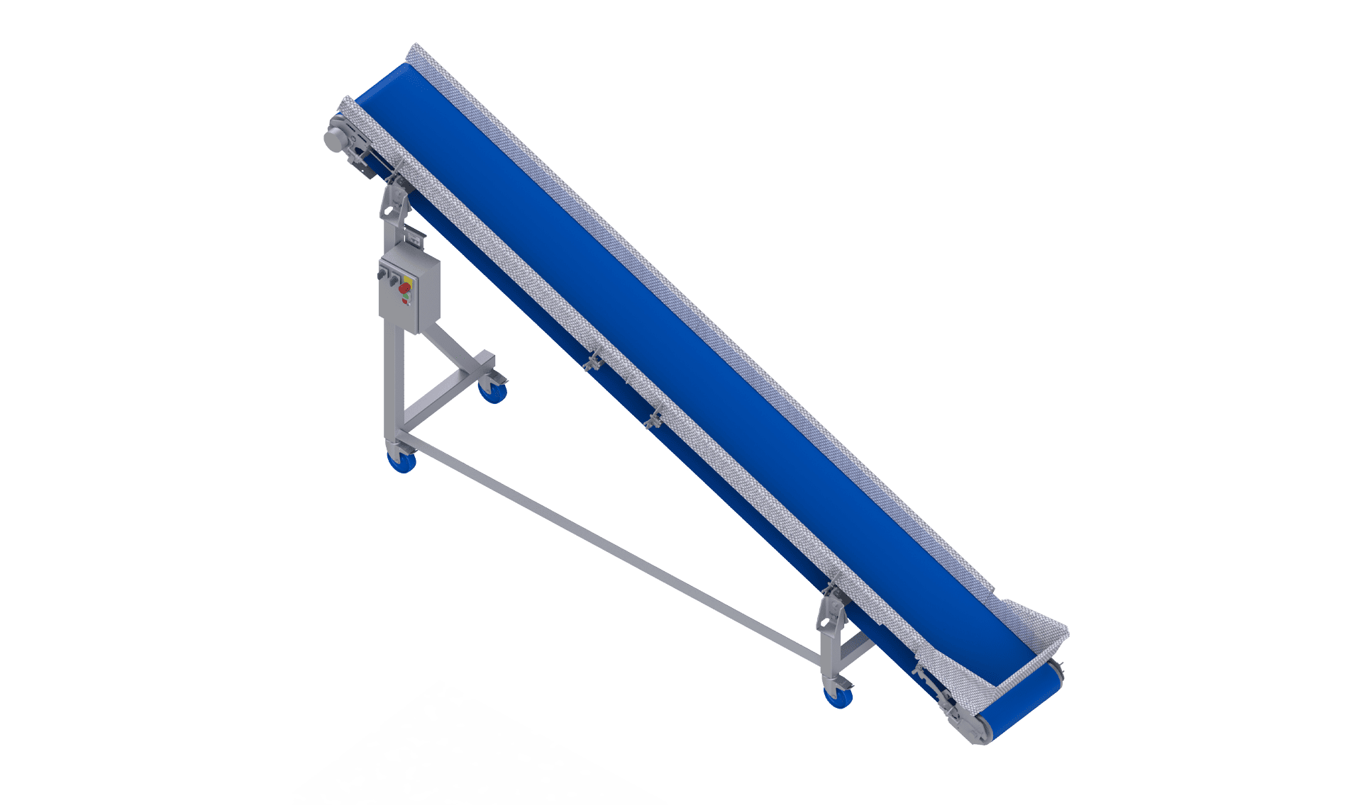 The PLUS conveyor belt from KRONEN is optimized with regard to cleaning and hygiene and can be individually adapted